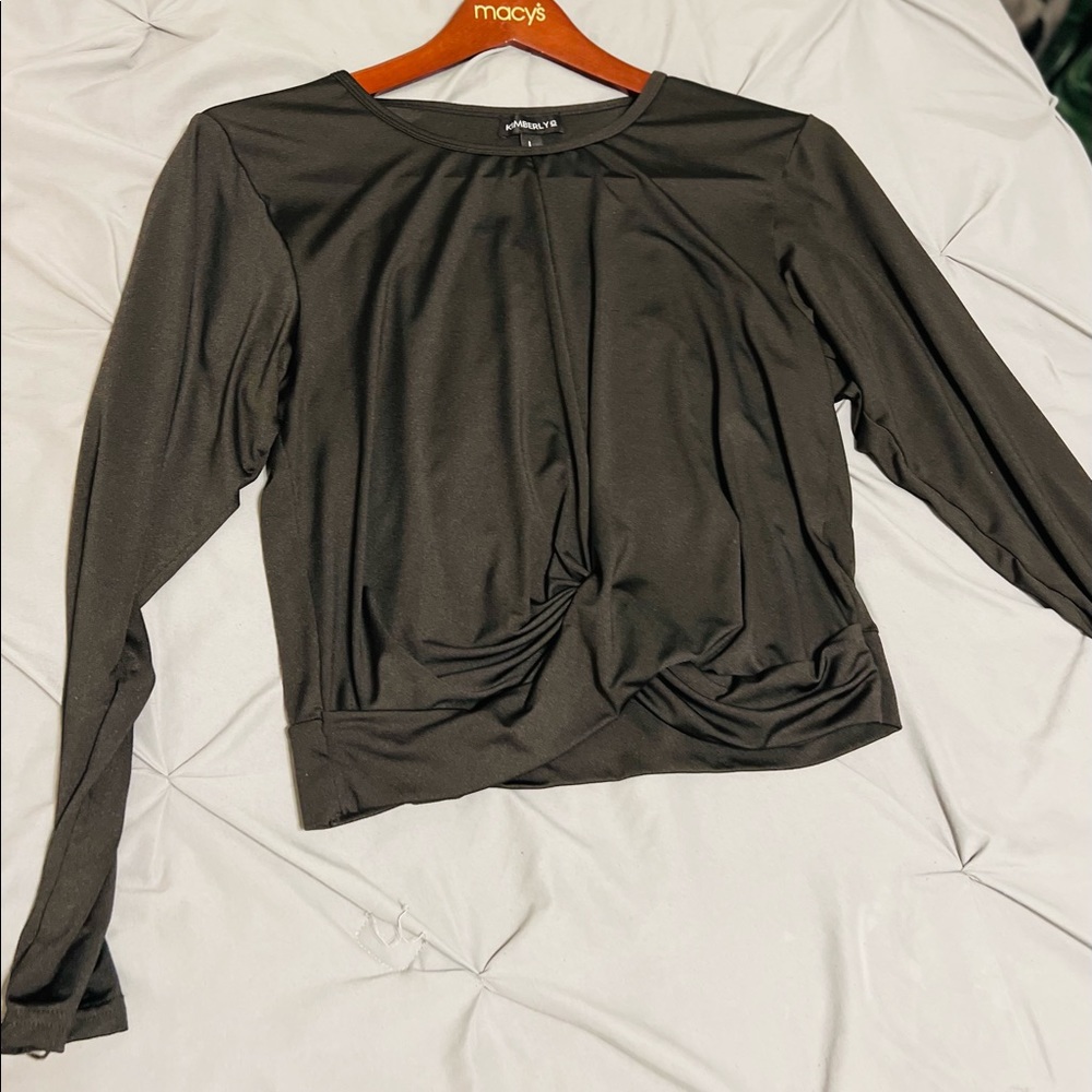 Athleisure Cropped Workout Top